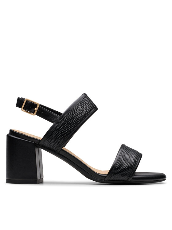 Clarks Босоніжки Clarks Ezoria Sling 26181300 Чорний