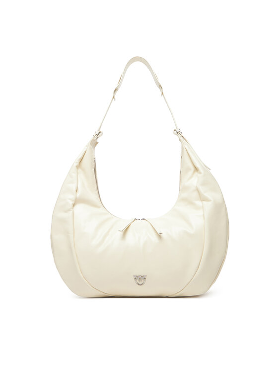 PINKO Geantă PINKO Slouchy Hobo Big PE 25 PLTT 104295 A26J Écru