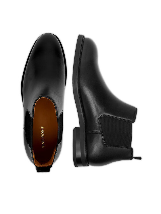 GINO ROSSI Členková obuv s elastickým prvkom Gino Rossi CEO-DANTE-07 125AM Čierna