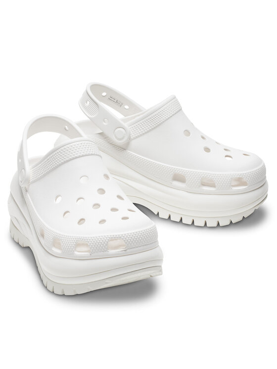 Crocs Шльопанці Crocs Classic Mega Crush Clog 207988 Білий