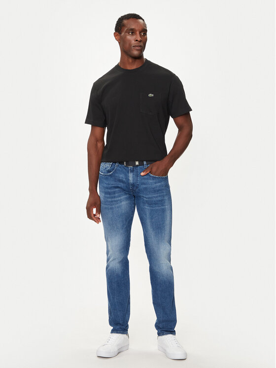Lacoste Lacoste Футболка TH2827 Чорний Regular Fit