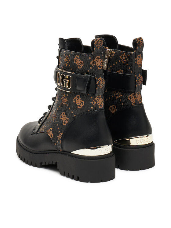 Guess Trapper stila apavi Guess FLTORA FAL10 Melns