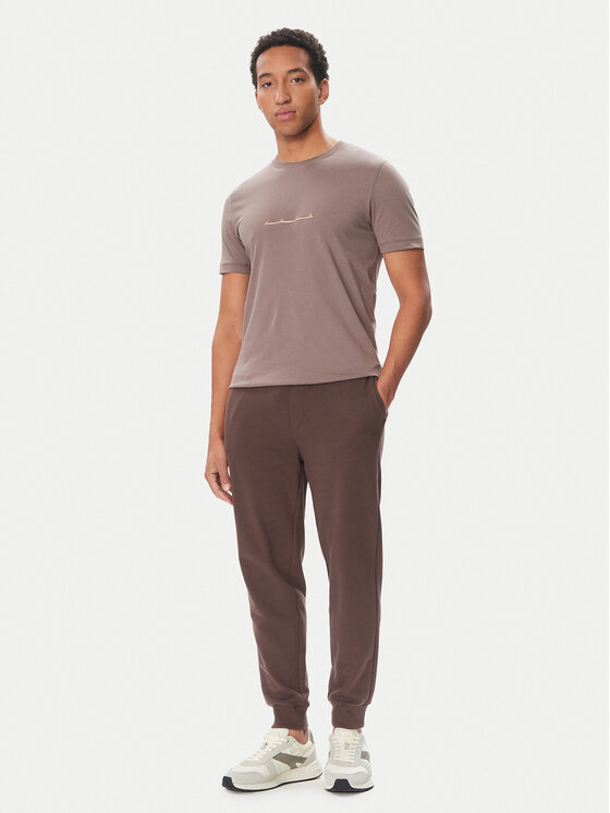 HUGO HUGO Camiseta Datri   50568118 Marrón Regular Fit