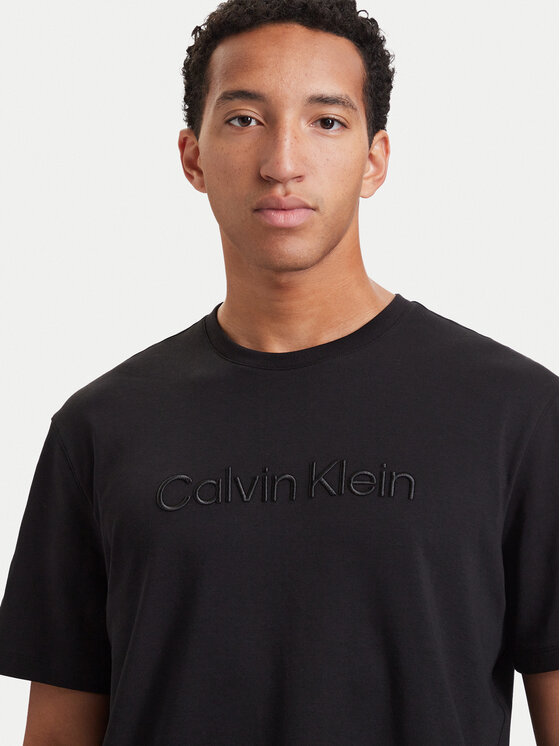Calvin Klein Calvin Klein Camiseta Interlock LV04LH804G Negro Regular Fit