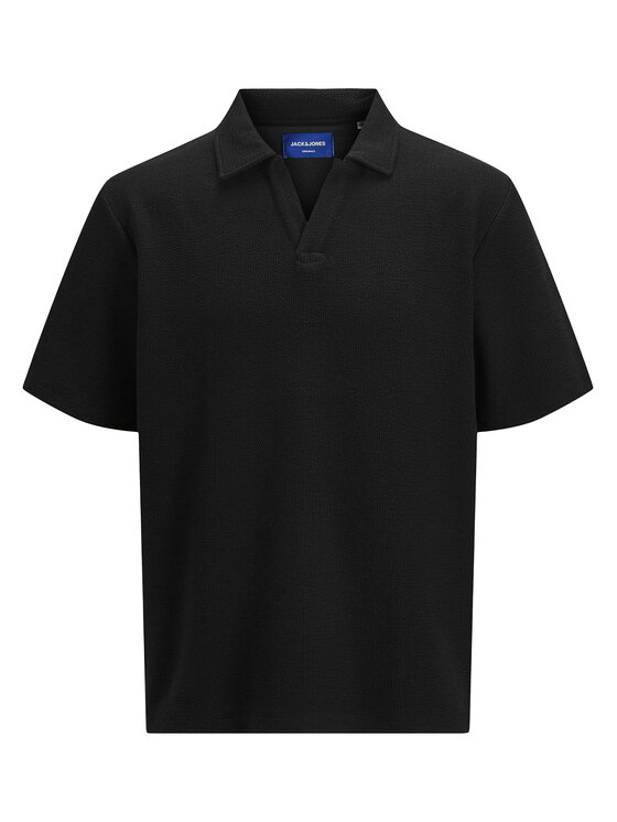 Jack & Jones Jack & Jones Komplet polo majica in hlače Slington 12281841 Črna Relaxed Fit