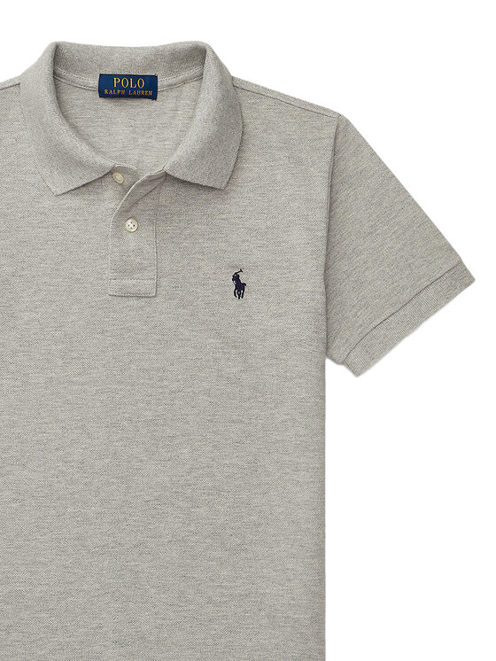 Polo Ralph Lauren Polo Ralph Lauren Polo marškinėliai 323547926 Pilka Slim Fit