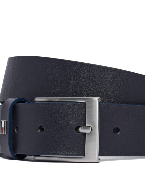Tommy Hilfiger Pasek Męski Tommy Hilfiger Adan 3.5 Ext AM0AM13014 Granatowy