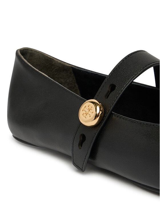 Tory Burch Балетки Tory Burch 1Romy Mary Jane 84652 Чорний