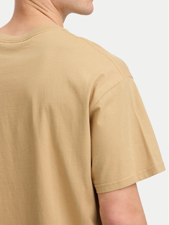 Solid Solid T-shirt Manes 21108333 Marrone Regular Fit