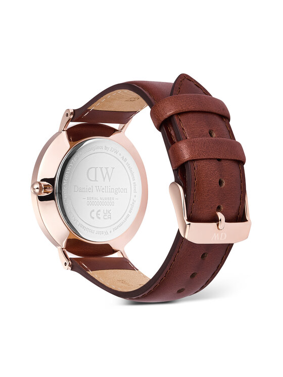 Daniel Wellington Годинник Daniel Wellington Classic Day Display 40 DW00100830 Рожеве золото