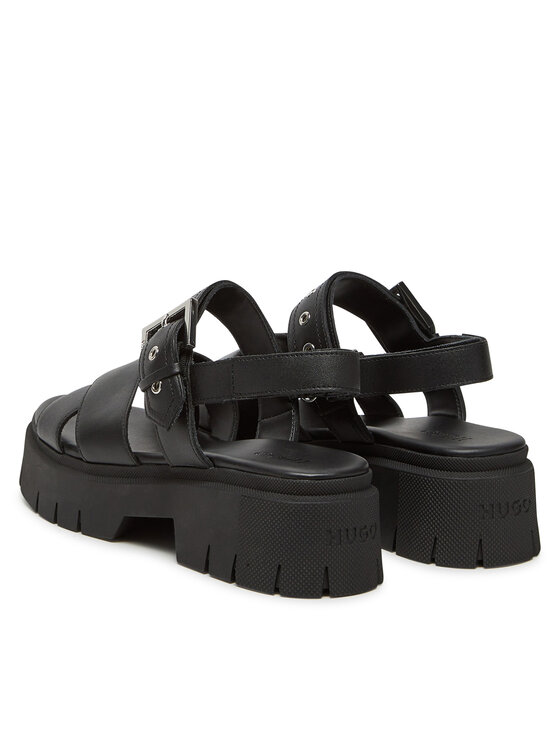 HUGO Sandali HUGO Kris_Sandal_BKNA 50542072 Črna