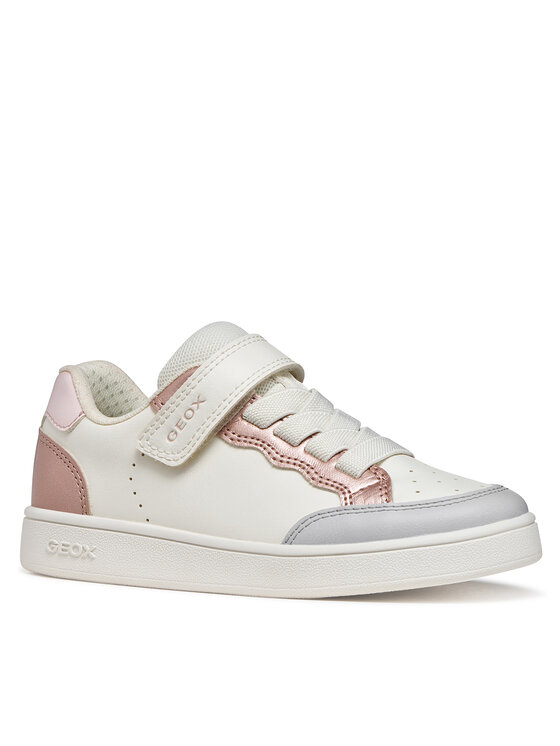 Geox Sneakersy Geox J Eclyper Girl J65LRB 054AJ C0406 M Biały