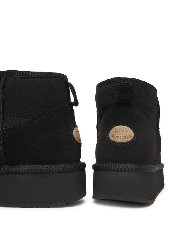 EMU Australia Μπότες Χιονιού EMU Australia Stinger Micro Flatform 2.0 W13296 Μαύρο