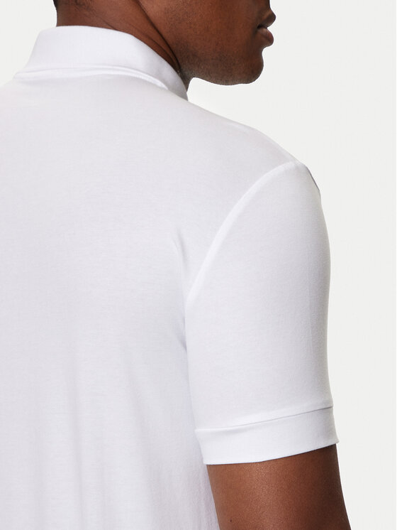 EA7 Emporio Armani EA7 Emporio Armani Поло 8NPF14 PJVQZ 1100 Білий Regular Fit