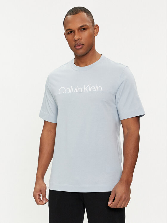 Calvin Klein Performance Calvin Klein Performance Majica 00GMS4K190 Svetlo modra Regular Fit