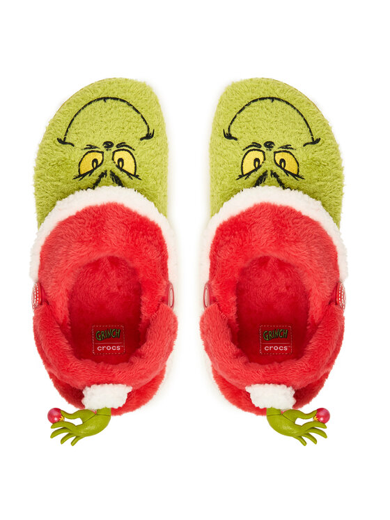 Crocs Klapki Crocs Classic Lined Clog 211688 Zielony