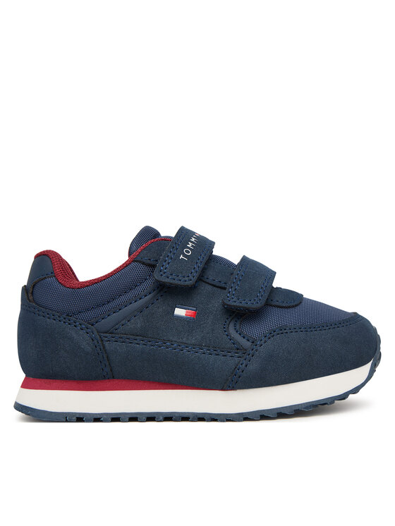 Tommy Hilfiger Sneakers Tommy Hilfiger Low Cut Velcro Sneaker T1X9-35253-1960 M Bleumarin