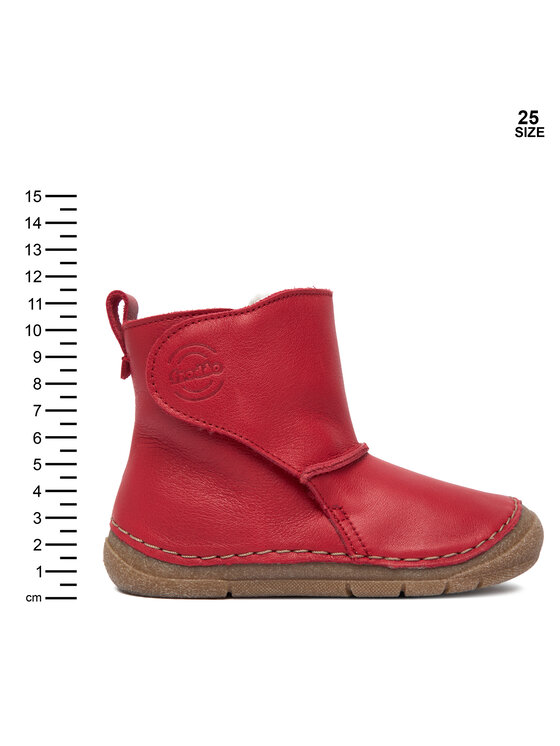 Froddo Kozačky Froddo Paix Up Winter Boots G2160082-4 S Červená