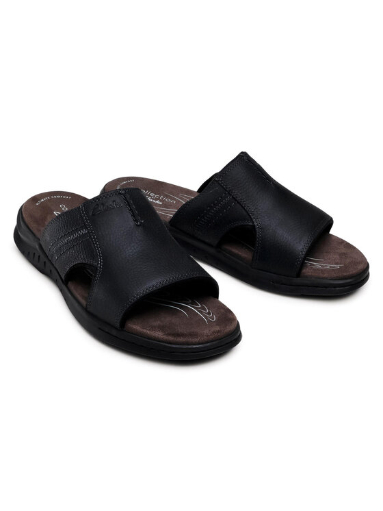 Clarks Şlapi Clarks Hapsford Slide 261580857 Negru