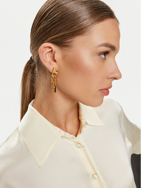 Elisabetta Franchi Naušnice Elisabetta Franchi OR-13K-46E2-V210 Zlatna