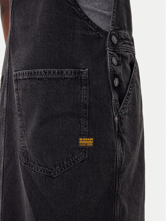 G-STAR G-Star Raw Джинсова сукня Skater D27734-E091 Сірий Loose Fit