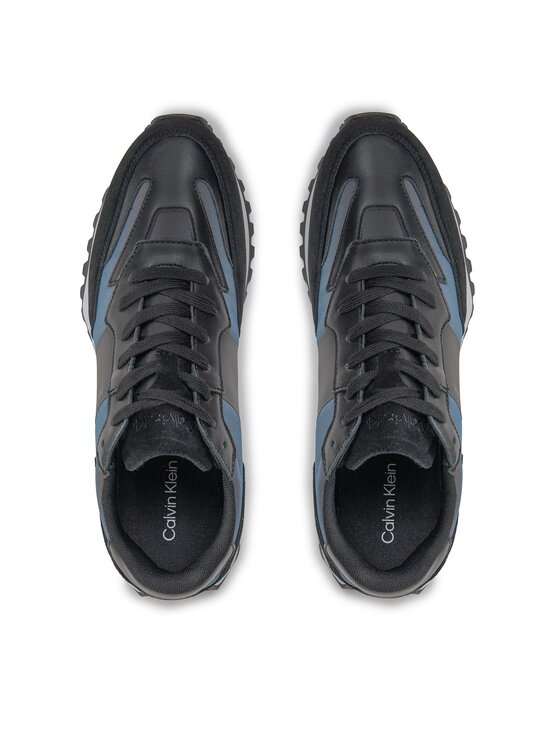 Calvin Klein Snīkeri Calvin Klein Low Top Lace Up Pet HM0HM01346 Melns