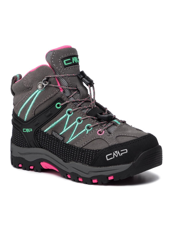 CMP Trekking čevlji CMP Kids Rigel Mid Trekking Shoes Wp 3Q12944 Siva