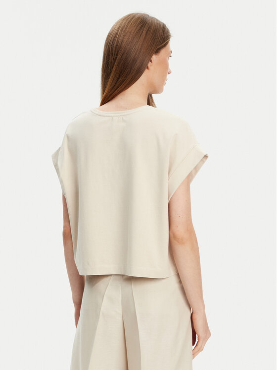 United Colors Of Benetton United Colors Of Benetton Футболка 3IFVD10AF Бежевий Boxy Fit
