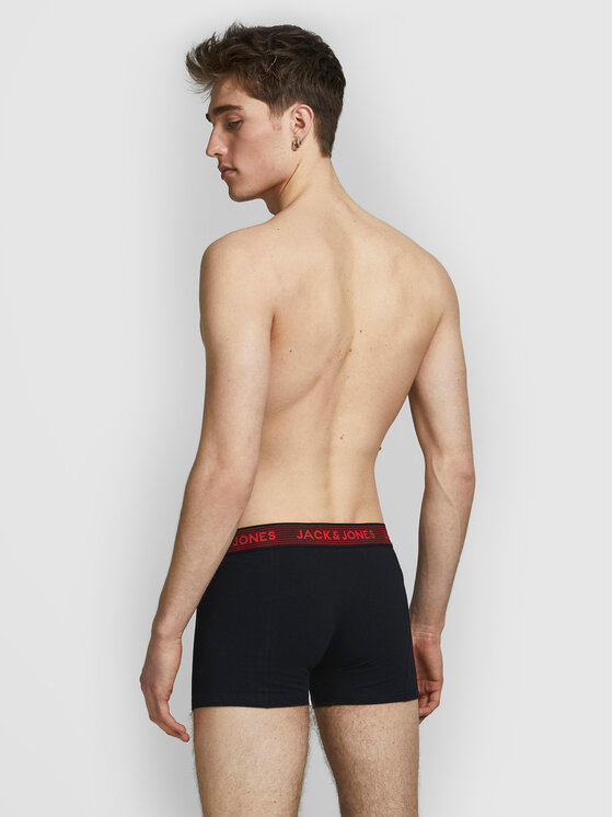 Jack & Jones Jack & Jones Bokserių komplektas Waistband 12127816 Juoda