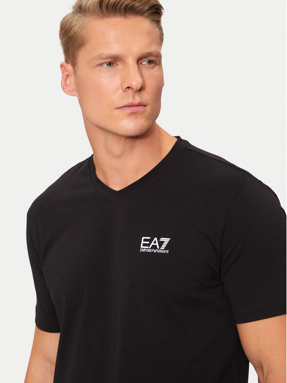EA7 Emporio Armani EA7 Emporio Armani Футболка 8NPT27 PJVQZ 1200 Чорний Regular Fit