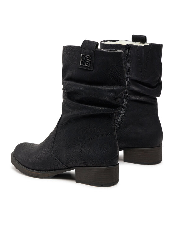 Rieker Botine Rieker Z9583-00 Negru