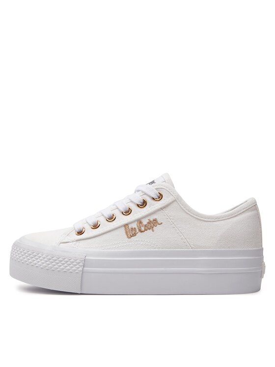 Lee Cooper Πάνινα παπούτσια Lee Cooper LCW-24-31-2725LA Λευκό