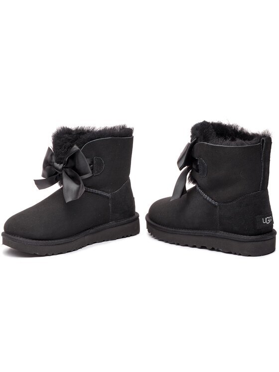Ugg Śniegowce Ugg W Gita Bow Mini 1098360 Czarny