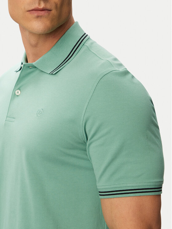 Bugatti Bugatti Polo 8150-15001E Verde Regular Fit