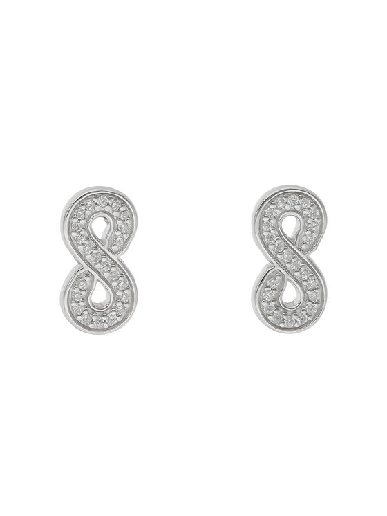 Fossil Сережки Fossil Sterling JFS00634040 Срібний
