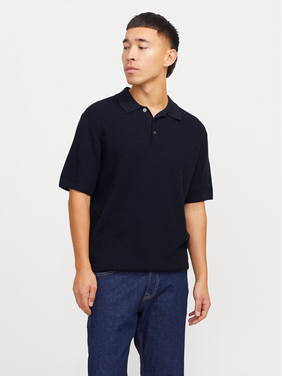 Jack & Jones Jack & Jones Поло Cooper 12271483 Cиній Regular Fit