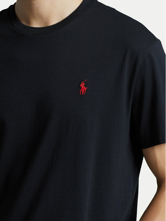 Polo Ralph Lauren Polo Ralph Lauren Футболка Bsr 710680785 Чорний Custom Slim Fit