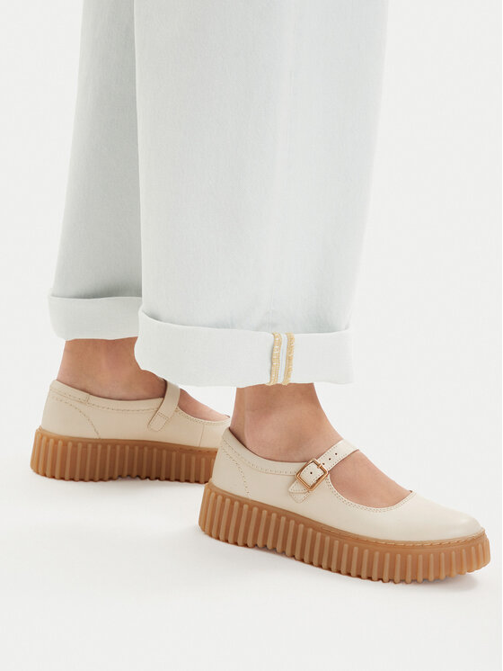 Clarks Туфлі Clarks Torhill Jane 26186305 Écru