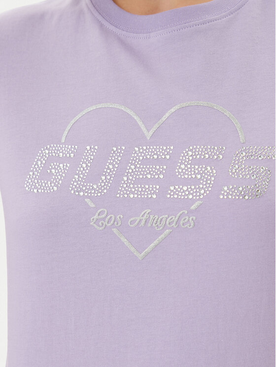 Guess Guess Футболка V5GI10 K9RM1 Фіолетовий Regular Fit