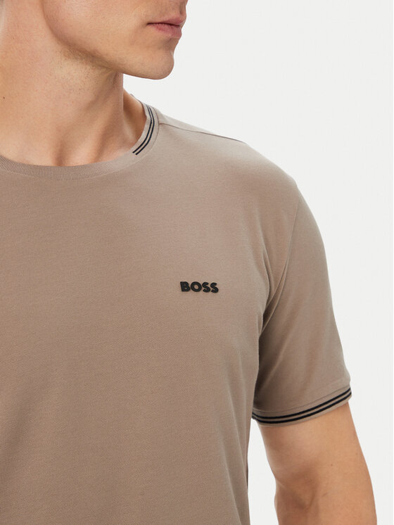 BOSS BOSS Camiseta Taul 50521245 Beige oscuro Regular Fit