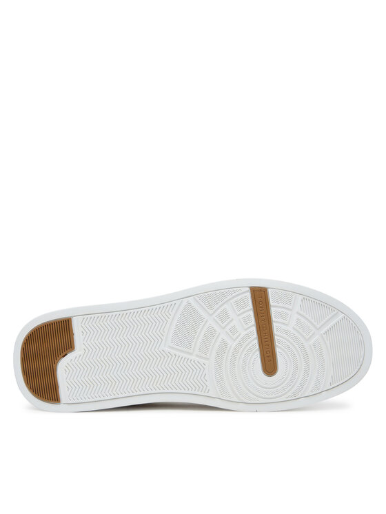 Tommy Hilfiger Laisvalaikio batai Tommy Hilfiger Th Court Craft FM0FM05551 Écru