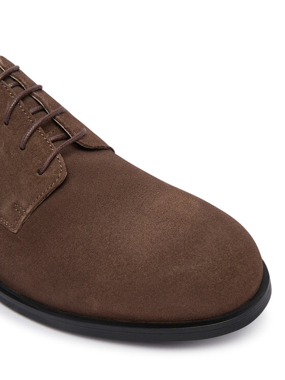 Calvin Klein Cipele Calvin Klein Ess Rubber Derby Su HM0HM02269 Tamno smeđa