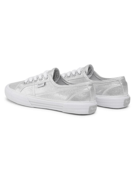 Pepe Jeans Scarpe sportive Pepe Jeans Aberlady Shine PLS31154 Argento