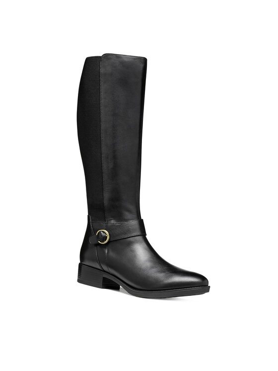 Geox Csizma Geox D Felicity D46G1C 043NH C9999 Fekete