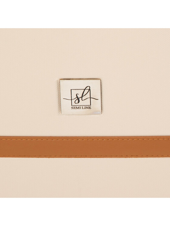 Semi Line Liels koferis Semi Line T5506-4 Bēšs