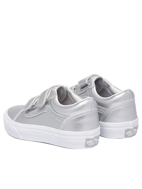 Vans Tenis superge Vans Old Skool V VN000CYA7VF1 Srebrna