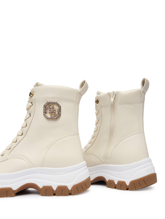 Guess Auliniai batai Guess FLFBNZ ELE12 Écru