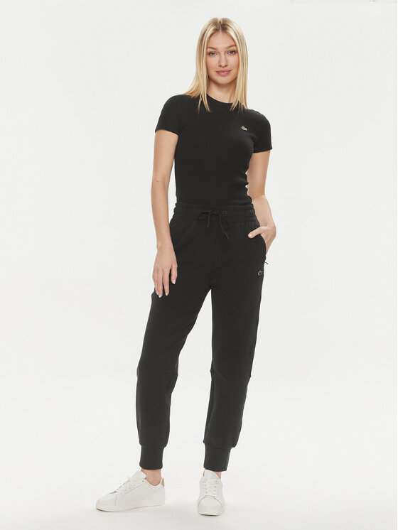 Lacoste Lacoste Marškinėliai TF5538 Juoda Regular Fit