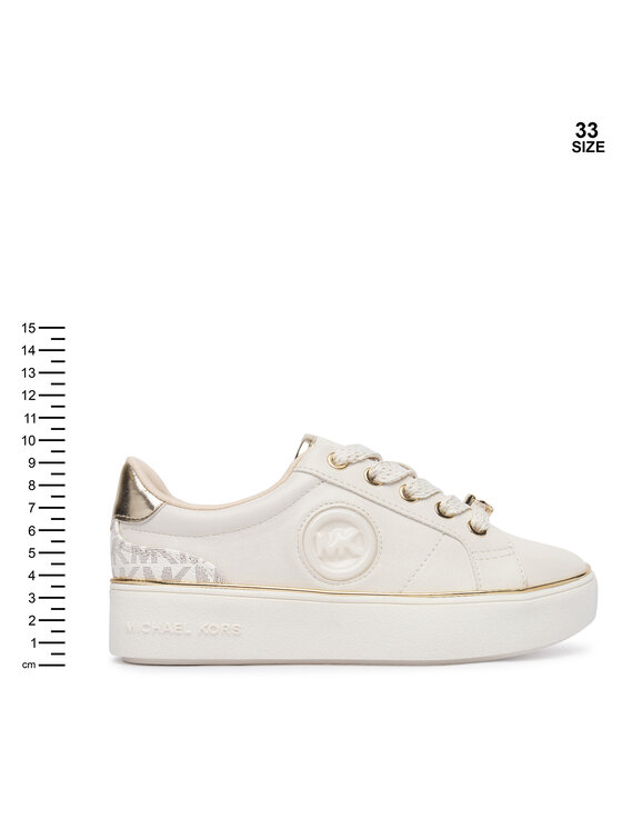 MICHAEL Michael Kors Снікерcи MICHAEL Michael Kors Jordana Finn MK03912256 Білий