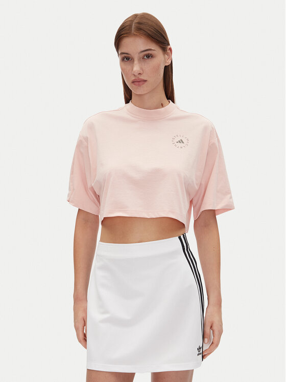 adidas by Stella McCartney adidas by Stella McCartney Футболка JJ0081 Рожевий Oversize